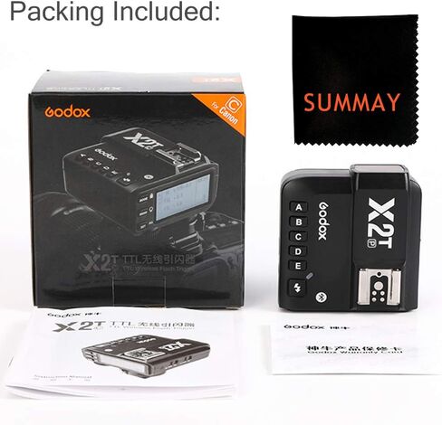 GODOX X2T-P TTL مشغل لاسلكي 2.4G 1/8000s HSS TTL دليل وظيفة زناد لكاميرات بينتاكس (X2T-P) in Saudi Arabia