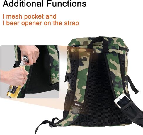 Goloni Cooler Backpack 24 Cans Lightweight Insulated Backpack Cooler Leak-Proof for Men and Women with Unique Removable Liner in Saudi Arabia