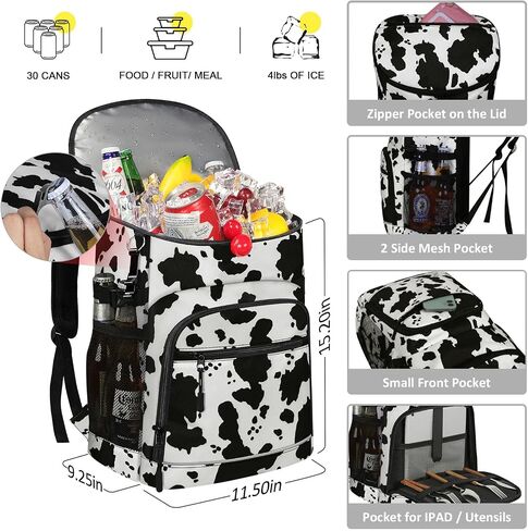 Cooler Backpack Insulated Leakproof Waterproof Backpack Cooler Bag 30/45 Cans, Large Capacity Lightweight Travel Camping Beach Backpack Cooler Ice Chest for Men and Women in Kuwait