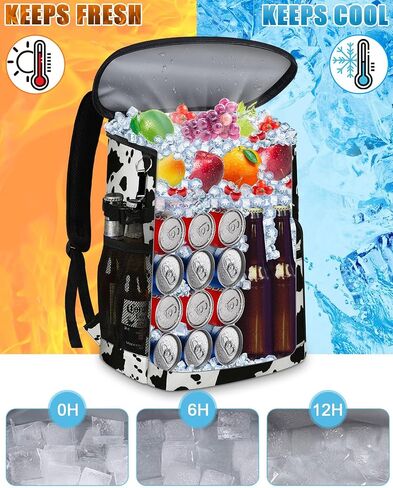 Cooler Backpack Insulated Leakproof Waterproof Backpack Cooler Bag 30/45 Cans, Large Capacity Lightweight Travel Camping Beach Backpack Cooler Ice Chest for Men and Women in Kuwait