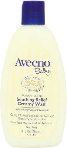 Aveeno Baby Soothing Relief Creamy Wash 8 Oz 2 in Kuwait