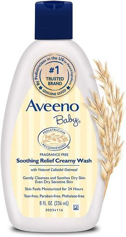 Aveeno Baby Soothing Relief Creamy Wash 8 Oz 2 in Saudi Arabia