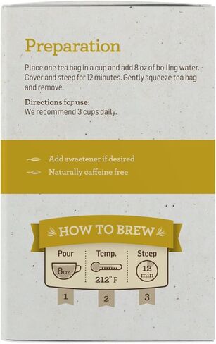 ALVITA Organic Nettle Tea, Herbal Organic Stinging Nettle Leaf Tea for Cleansing & Detox, Nettle Leaf Tea Bags for Joint Health, Healthy Inflammatory Response, 16 Tea Bags in Kuwait