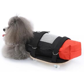 Dog Cat Wheelchair for Back Legs, Pet Walking Scooter with Silent Wheels, Disabled Dog Cat Assist Scooter, Your Pet Chest and Limbs (M(Suitable for 4‑6kg/8.8‑13.2lb))