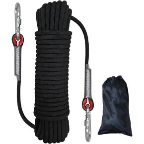 Outdoor Climbing Rope, Diameter 10mm Outdoor Static Rock Climbing Rope, Safety Rope for Escape, Fire Rescue, Parachute, Ice Climbing, Tree Climbing (Blue, 64ft) in Kuwait