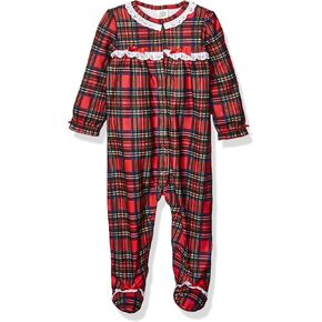 Little Me baby-girls Xmas Plaid Pajamas in Saudi Arabia