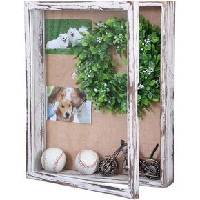 bectsbeff مربع الظل الكبير 16x20 صناديق عرض الظل العميق اضافية، وصناديق الظل فتح الجبهة السائبة مع باب مغناطيسي لحفل الزفاف العسكرية جيرسي الحيوانات الأليفة التذكارية تذكرة كعب تذكارات - أسود in Kuwait