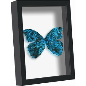 Picrit 8.5x11 Shadow Box Frame, Display Case Box with High Definition Real Glass and Black Back for Memorabilia, Baby Items, Wedding Memories, Crafts, Tickets and Photos, Black in Saudi Arabia
