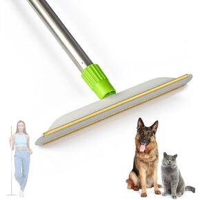 Annchwool Carpet Rake for Pet Hair Removal, 60'' Adjustable Long Handle,Reusable Pet Hair Removal Tool for Pet Hair Remover,Easy to Scraper Dog Hair & Cat Hair from Carpet,Rug,Mat in Kuwait