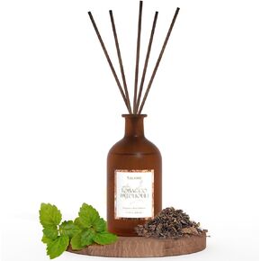 ناشر قصب الباتشولي والتبغ من سالكينج للمنزل، ناشر معطر بعصي، 7.4 أونصة، مجموعة ناشر قصب للرجال، مجموعة أعواد ناشر الزيت، ناشر عطور منزلية، أساسيات غرفة نوم الرجال، ديكور المنزل in Kuwait