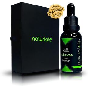 NATURIATE - Shilajit Pure Himalayan Organic Liquid Drops -Source of 85+ Minerals, Trace Vitamins, Fulvic Acid & Humic Acid -3rd Party Lab Tested -30ml in Saudi Arabia