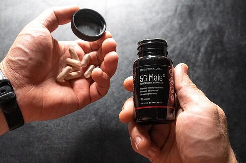 الرجل الخارق 5G ذكر طبيعي مكمل معزز لتدفق الدم والقدرة على التحمل والقوة والقدرة على التحمل - الجينسنغ والثوم والجنكة وجذور الزنجبيل وفيتامين د يدعم الذكور الأصحاء - 90 كبسولة in Saudi Arabia