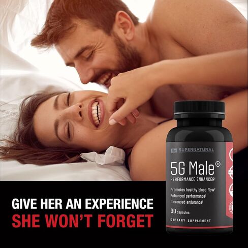 الرجل الخارق 5G ذكر طبيعي مكمل معزز لتدفق الدم والقدرة على التحمل والقوة والقدرة على التحمل - الجينسنغ والثوم والجنكة وجذور الزنجبيل وفيتامين د يدعم الذكور الأصحاء - 90 كبسولة in Saudi Arabia