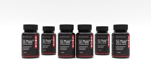 الرجل الخارق 5G ذكر طبيعي مكمل معزز لتدفق الدم والقدرة على التحمل والقوة والقدرة على التحمل - الجينسنغ والثوم والجنكة وجذور الزنجبيل وفيتامين د يدعم الذكور الأصحاء - 90 كبسولة in Saudi Arabia