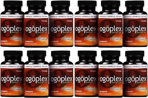 ogoplex® | Male Prostate Health and Urinary Support Supplement with Graminex® Swedish Flower Pollen, Saw Palmetto, Phytosterols & Lycopene - 1 Month Supply (9 Pack) in Saudi Arabia