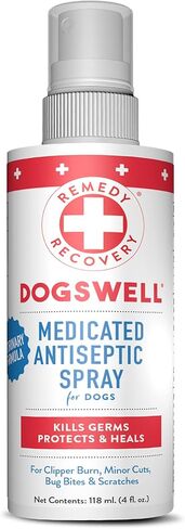 DOGSWELL Remedy + Recovery Medicated Antiseptic Spray for Dogs, 4 oz. (Packaging May Vary) in Kuwait