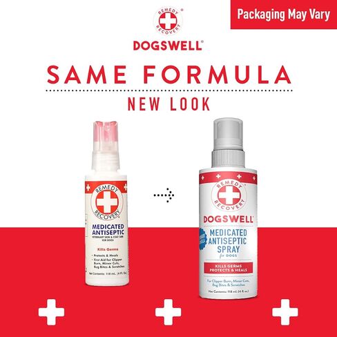DOGSWELL Remedy + Recovery Medicated Antiseptic Spray for Dogs, 4 oz. (Packaging May Vary) in Kuwait