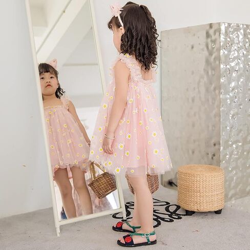 AGQT Baby Girls Tulle Tutu Dress Birthday Party Tulle Babydoll Dresses Size 9M-4T in Saudi Arabia