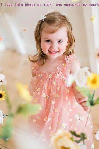 AGQT Baby Girls Tulle Tutu Dress Birthday Party Tulle Babydoll Dresses Size 9M-4T in Saudi Arabia