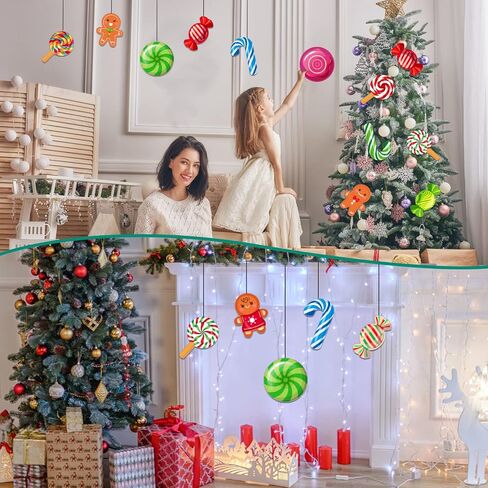 WhatSign 36 قطعة عيد الميلاد القواطع الزينة سانتا كلوز الفصول الدراسية عيد الميلاد لوحة الإعلانات القواطع زينة الأطفال زينة عيد الميلاد القواطع للمنزل الفصول الدراسية عيد الميلاد جدار ديكورات الحفلات in Kuwait