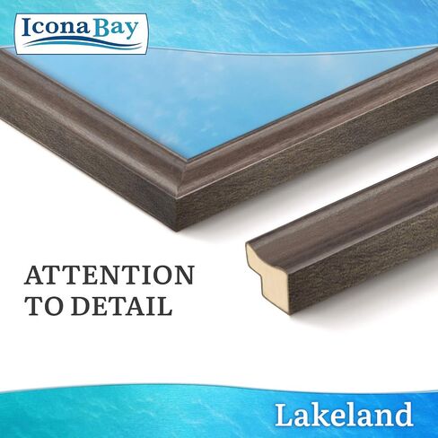 Icona Bay 8.5x11 (22x28 cm) Certificate Frames (Black, 6 Pack), Contemporary Diploma Frames 8.5 x 11, Composite Wood Document Frames for Walls or Table Top, Lakeland Collection in Kuwait