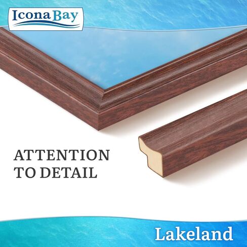 إطارات شهادات Icona Bay مقاس 8.5 × 11 (22 × 28 سم) (أسود، 6 عبوات)، إطارات دبلومة معاصرة مقاس 8.5 × 11، إطارات مستندات خشبية مركبة للجدران أو سطح الطاولة، مجموعة ليكلاند in Kuwait