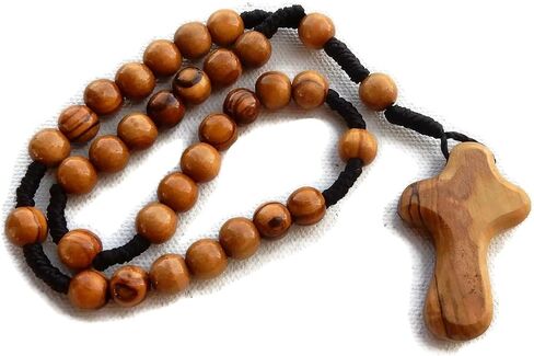 HolyRoses Anglican Rope Rosary with Comfort Cross - Premium Quality Genuine HJW Product - Exclusively Designed Christian Prayer Beads for a Meaningful Spiritual Experience in Kuwait