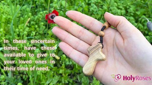 HolyRoses Anglican Rope Rosary with Comfort Cross - Premium Quality Genuine HJW Product - Exclusively Designed Christian Prayer Beads for a Meaningful Spiritual Experience in Kuwait