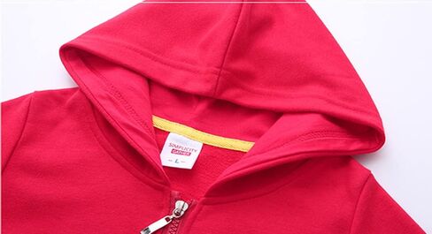 سترة CesAnnees للجنسين للأطفال والأولاد والبنات بغطاء للرأس وسحاب كلاسيكي ومعطف قطني بقلنسوة in Kuwait