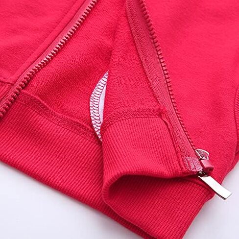 سترة CesAnnees للجنسين للأطفال والأولاد والبنات بغطاء للرأس وسحاب كلاسيكي ومعطف قطني بقلنسوة in Kuwait