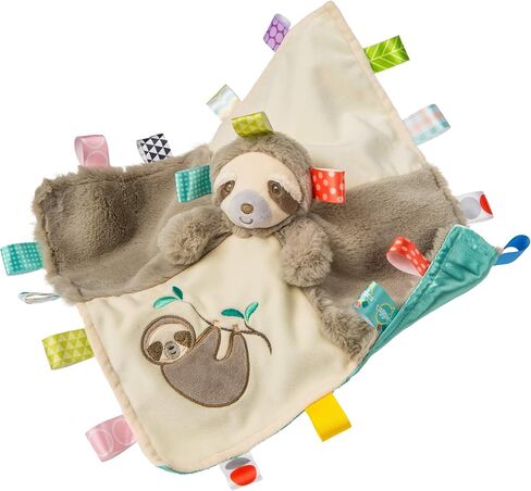 Taggies Touch & Feel Soft Cloth Book with Crinkle Paper & Squeaker, Molasses Sloth in Saudi Arabia