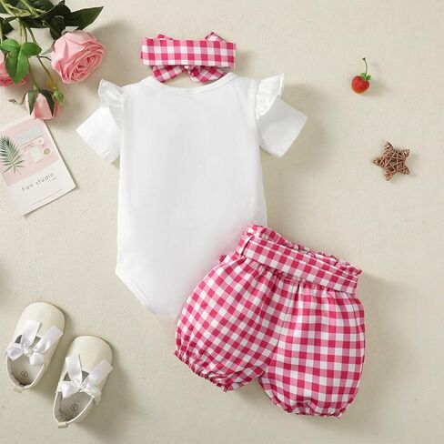 مجموعة شورتات ملابس عيد ميلاد للفتيات الصغيرات من شالوفير إنها 1/2 عيد ميلاد in Kuwait