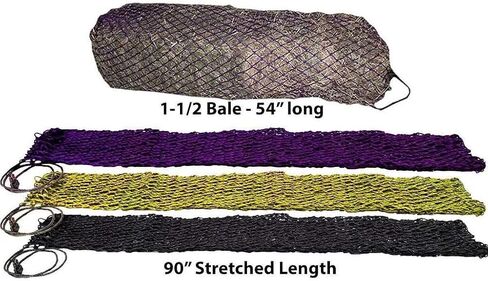 Derby Originals 90" XX-Large Slow Feed Hay Bale Net Holds 1-2 Full Bales of Hay for Horses and Goats in Saudi Arabia