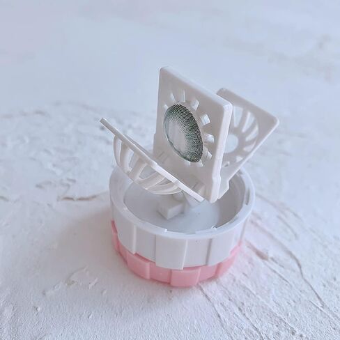 WUZAIYEHONG 4 PCS Manually Contact Lens Washer Cleaner Portable Contact Lens Cleaner Washer ，Contact Cleaning Case Box Container Soak Tool （Random color） in Saudi Arabia