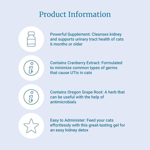 PetAg UT Solution Gel Supplement - Kidney Support for Cats - Contains Cranberry & Vitamin C - 3.5 oz - 2 Pack in Saudi Arabia