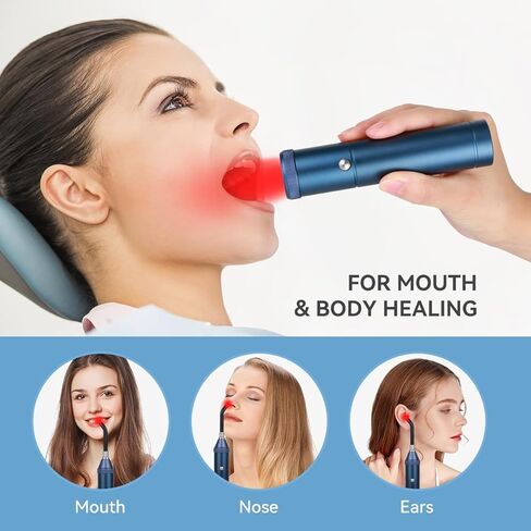 Red Light Therapy Cold Sores Treatment Healing Pain Relief for Lips Mouth Nose Ear,Knee Feet Hands Joint Muscle Nerve Health Care in Kuwait