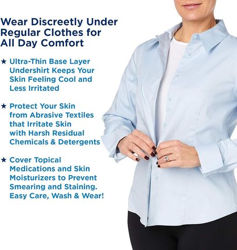 Eczema Clothing, Psoriasis & Sensitive Skin Treatment Shirt for Ladies in Saudi Arabia