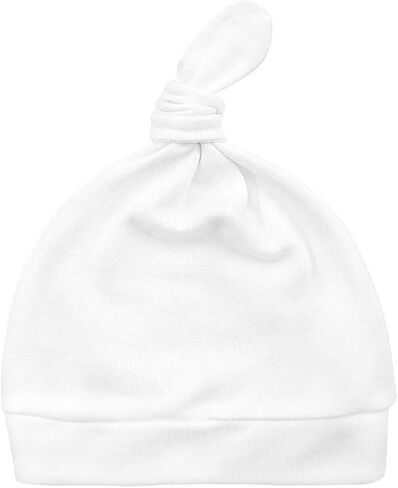 Durio Newborn Hats - Soft Adjustable Infant Hat 0-6 Months for Boys Girls Baby Sleep Cap Multi-Pack in Saudi Arabia