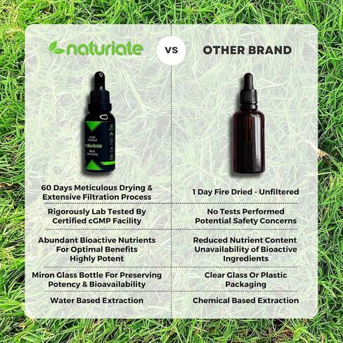 NATURIATE Sundried Shilajit Liquid Drops - Pure Himalayan Authentic 60 Days Sun Dried Shilajit - Source of Natural Herbal Trace Minerals, Fulvic Acid 85% - Humic Acid 12% (30ml, Pack of 1) in Saudi Arabia