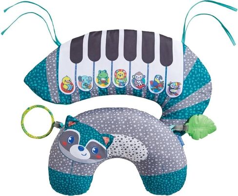 Infantino Grow with Me 3-in-1 Tummy Time Piano - 35 Sensory Stimulating Sounds, 3 Ways to Play, Tiny to Toddler, Attaches to Cribs, Tummy-Time in Saudi Arabia