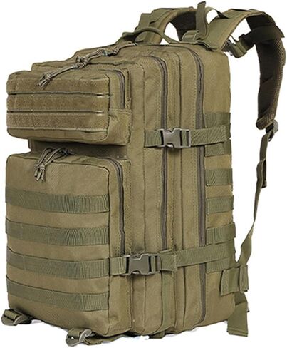 CINGHI LUSSO Military Tactical Backpacks 45L Assault Pack Bag Large Rucksack with MOLLE Webbing System For Men Camping Hiking Trekking in Saudi Arabia