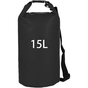 Apatal Dog Food Travel Bag, 20L Large Pet Food Travel Storage Bag with Shoulder Strap Waterproof Portable Puppy Feeder Container Food System to Keep Food Fresh for Camping Hiking-Black in Kuwait