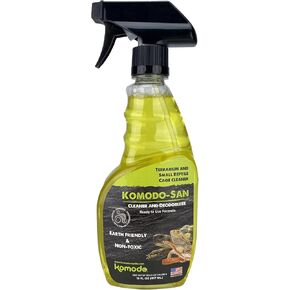 Komodo-San Reptile Terrarium Cleaning Spray | Cage Cleaner & Deodorizer | Non-Toxic, Earth Friendly & Made in The USA - 16oz Spray Bottle in Kuwait