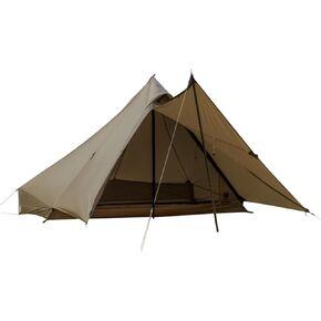OneTigris Tetra Ultralight Tent Tipi 1-2 Person with Inner Tent, Tent Pole, Trekking Pole Tent, Waterproof 3 Season, Ideal for Camping Hiking Backpacking Bushcraft in Kuwait