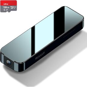 KONPCOIU Camera, Body Camera Night Vision, Body Cam Video HD 1080P, 128G Max Memory, Premium Body Cams with Motion Detection Wearable, with 128G Red Super high-Speed Memory Card in Kuwait