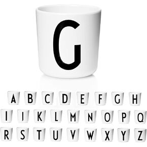 Design Letters Melamine Sippy cups for Baby 7 Oz Green | Kids Cups Designed in Denmark Reusable Cup for Baby 6+ Month|Learning Cup BPA/BPS Free | Children Drinking Cup Dishwasher Safe, Toddler Cup in Kuwait