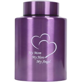 ما يصل إلى 60 بوصة مكعبة من الجرار المتوسطة للرماد البشري، الجرار الصغيرة للرماد، الجرار التذكارية للبالغين من الذكور والإناث للرماد من الفولاذ المقاوم للصدأ (أبي، أسود) in Kuwait