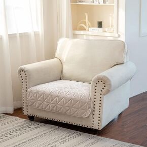 Ameritex غطاء أريكة مقاوم للماء للمقاعد غطاء أريكة للكلاب غطاء أريكة الحيوانات الأليفة المخملية للكرسي أريكة Loveseat آلة قابل للغسل in Kuwait