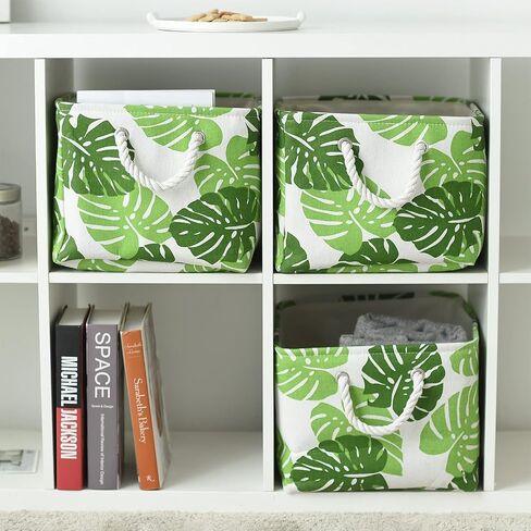 TcaFmac Organization and Storage Basket for Organizing - Large 2 Pack 16x12x12 inch Fabric Storage Cubes, Collapsible Storage Bins for Shelves Nursery Closet Gift Cloth Toy Books Baby (Grey) in Saudi Arabia
