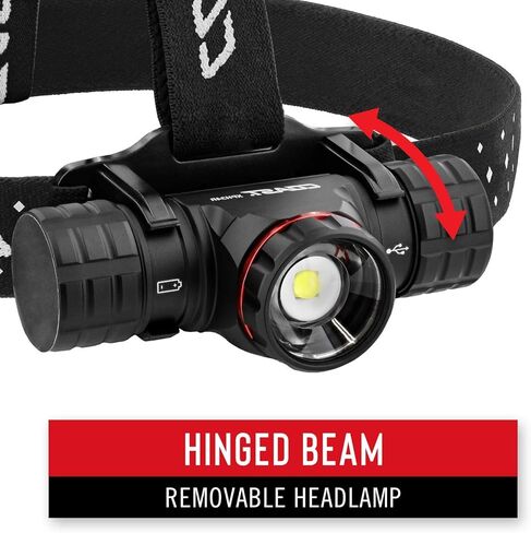 Coast® XPH34R 2075 Lumen USB-C Rechargeable-Dual Power LED Headlamp withPURE Beam® Twist Focus™ and Magnetic Base in Kuwait